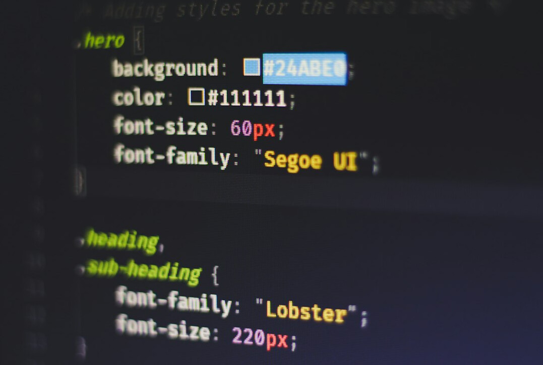 coding tutorial screen