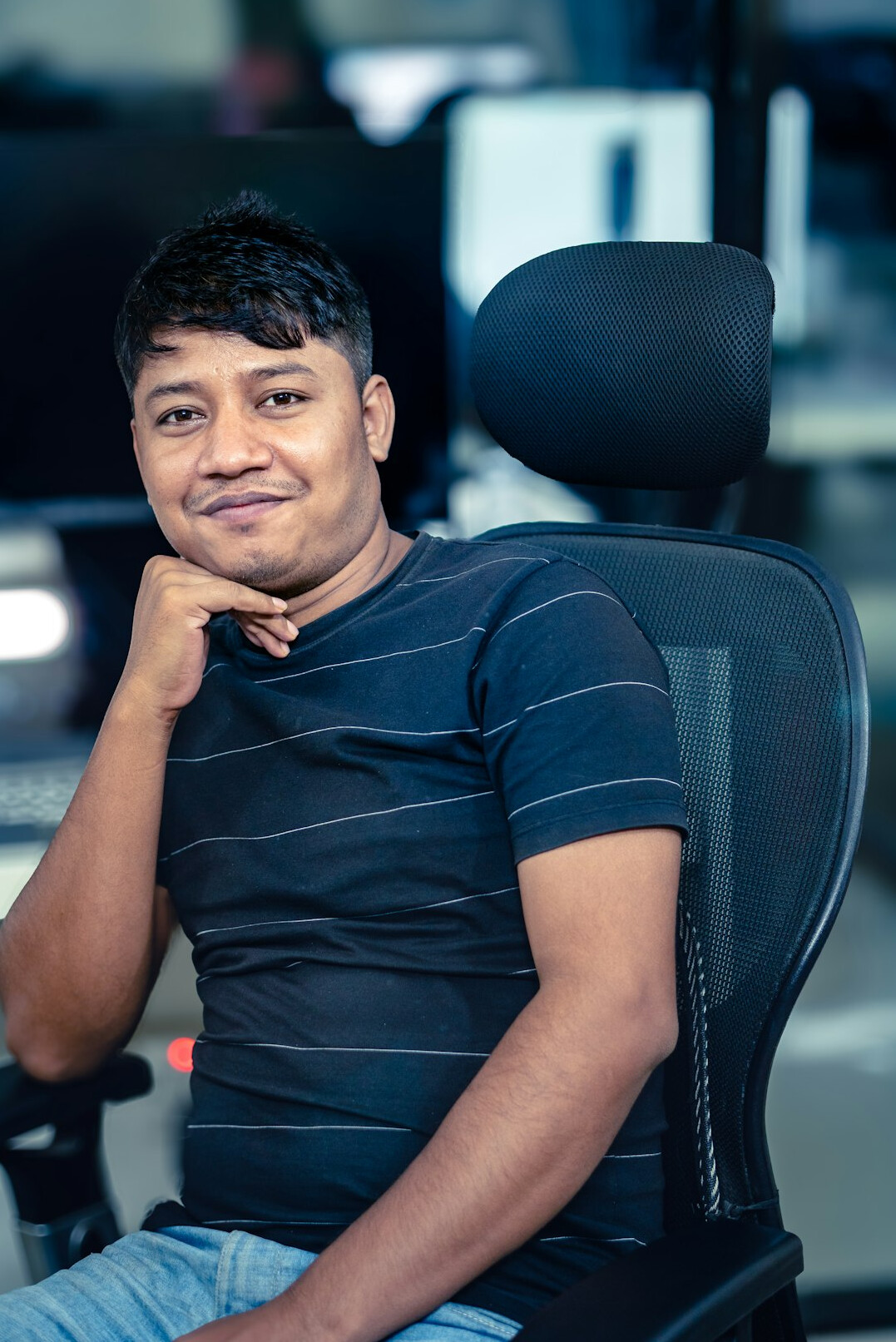 beginner programmer smiling